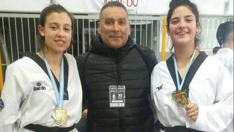Dos integrantes del Centro Municipal de Alto Rendimiento entrenan con el Seleccionado Argentino de Taekwondo
