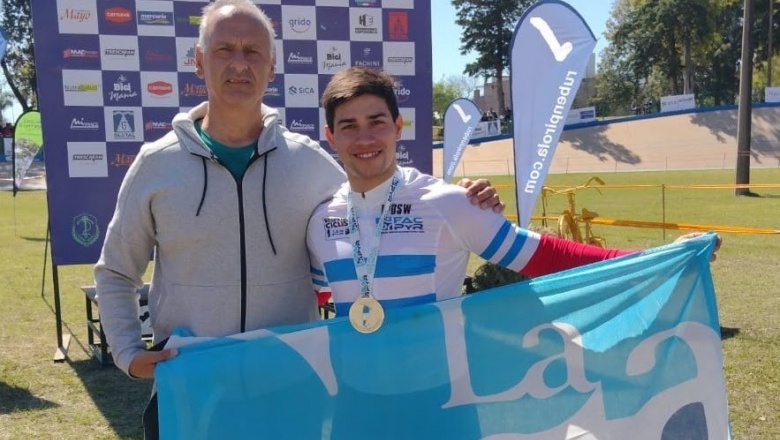 El ciclista costero Lucas Vilar se coronó campeón argentino de kilómetro élite en Santa Fe