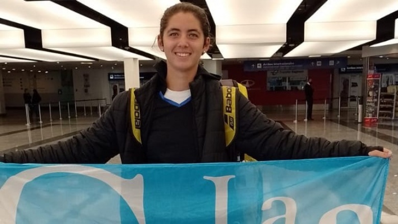 La tenista costera Lara Díaz Zaya realizó una gira por Brasil donde participó de cuatro torneos y sigue sumando experiencia