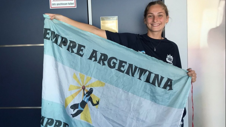 La costera Giuliana Gamba tuvo su primera experiencia mundialista junto a la Selección Argentina de Beach Handball
