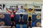 El costero Jorge Zaragoza obtuvo la medalla de Plata en el Campeonato Argentino de Ciclismo de Pista Master