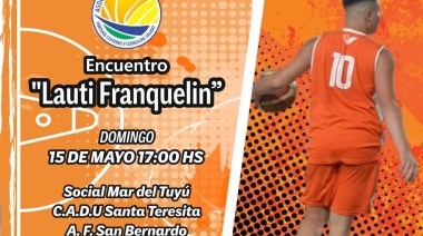 Encuentro de básquet “Lauti Franquelín” en el club Social Mar del Tuyú
