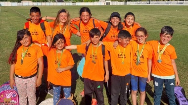 Alumnos y alumnas de la Escuela Municipal de Atletismo participaron de la penúltima fecha del Circuito Regional en Dolores
